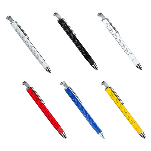 Professioneller 7-in-1-Ingenieurstift mit Lineal,-Schwarz 1