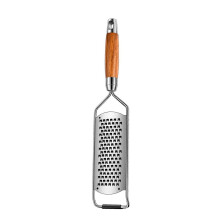 (B) 304 Stainless Steel Grater with Anti-Slip Handle Multi-Function Cheese Chocolate Lemon Zester Nutmeg