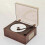 (Walnut) Retro CD Player Rechargeable Support CD BT USB 3.5mm AUX Portable CD Player Bluetooth-Compatible 5.0 5