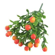 Utsøkt kunstig appelsinblomst, kunstig fruktdekorasjon, langvarig bruk, forskjellige anledninger, ideell gave til kjære