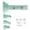 Multifunctional Cordless Pet Trimmer Set Rechargeable-Green 3 1