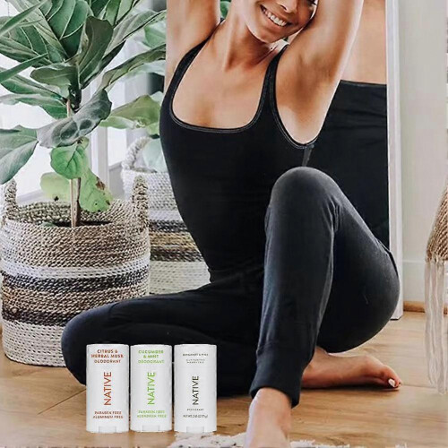 (Charcoal) Native Aluminum-Free Clean Deodorant with Natural Derived Ingredients 1