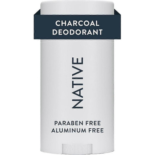 (Charcoal) Native Aluminum-Free Clean Deodorant with Natural Derived Ingredients