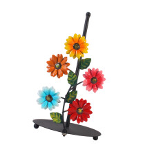 Creatieve handgeschilderde ijzeren-Vijf bloemenkleur