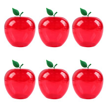 Creative Miniature Apples Shaped Candy Box Perfect-Red size M