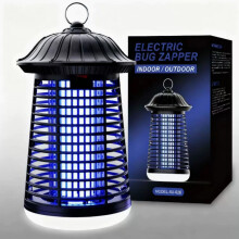 2-in-1 elektrische insectenverdelger met nachtlampje, 11W UV-vliegenverdelger en muggenverdelger, insectenval voor binnen en buiten, vo