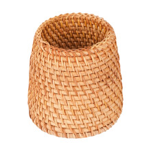 Stiftständer aus natürlichem Rattan,- Konischer Stifthalter
