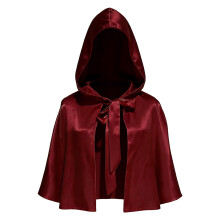 Stylish Theatrical Cape Designed For Quick Character-Burgundy