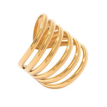Artistic Multi Strand Hollow Twist Ring Eye-A21 1 2601275