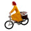 Hars Fietsen Man En Vrouw Beeldjes 1/64 Schaal Tiny-1130 1