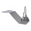 Portable Plane Footrest Adjustable Leg Rest Plane-Light Gray 1