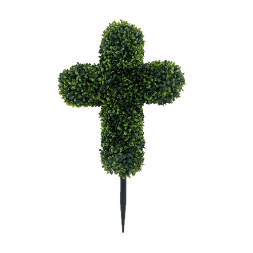 Realistic Looking Religious Crossing Planter Stake Ideal For