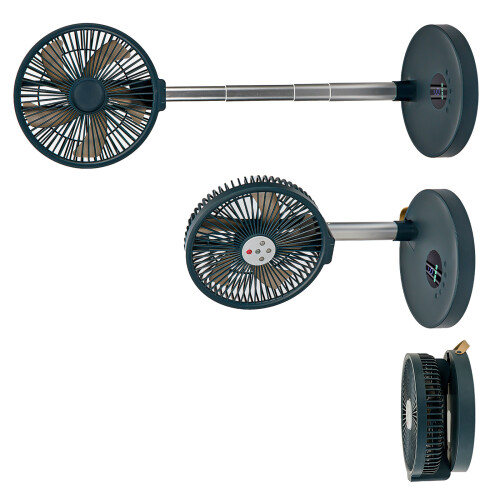 Platzsparender, anpassbarer Außenventilator mit-Grün