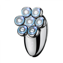 Innovative 7-Blade Rotary Head Shaver for Men - Ergonomic Bald Head Electric Razor, Wet/Dry & LED Display