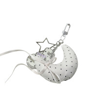 Elegant Styles Leather Phone Strap With Heart Pendant For-B