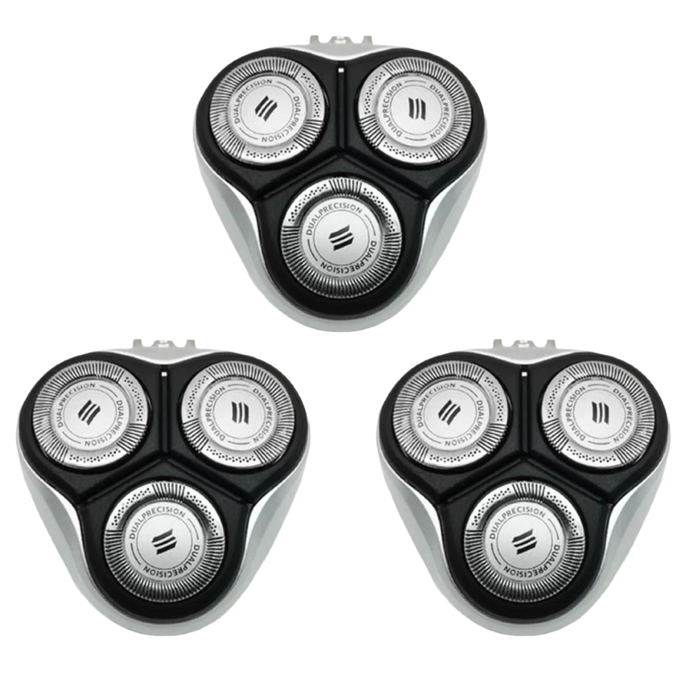 3Pcs Replacement shaver heads Compatible with HQ8, PT860, PT730, PT735, AT890, PT736 and PT786 shavers.