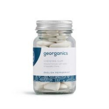 Georganics Naturlig Tyggegummi Engelsk Pebermynte 30 Tyggegummier