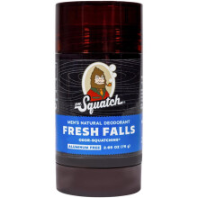 (1 stick) Dr. Squatch Natural Deodorant – Fresh Falls, Aluminum-Free, 75 g
