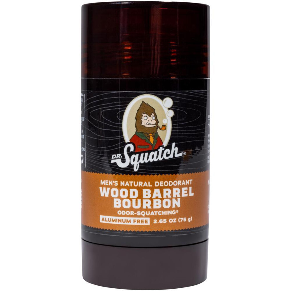 Dr Squatch Dr. Squatch Natural Deodorant - Wood Barrel Bourbon, Aluminum-Free, 75G