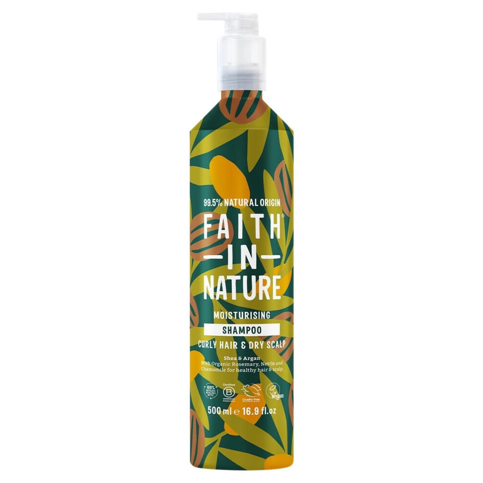 Faith In Nature Shea & Argan Shampoo 500Ml - Image 11