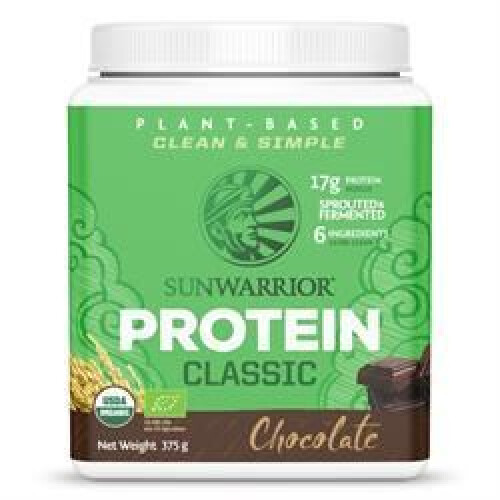 (375g) Sunwarrior Organic Brown Rice Protein Powder, Chocolate