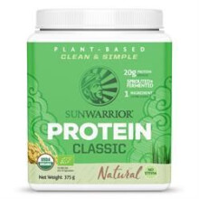 {AISLE I} Sunwarrior | Classic Organic Protein Natural 375g | 1 x 375g