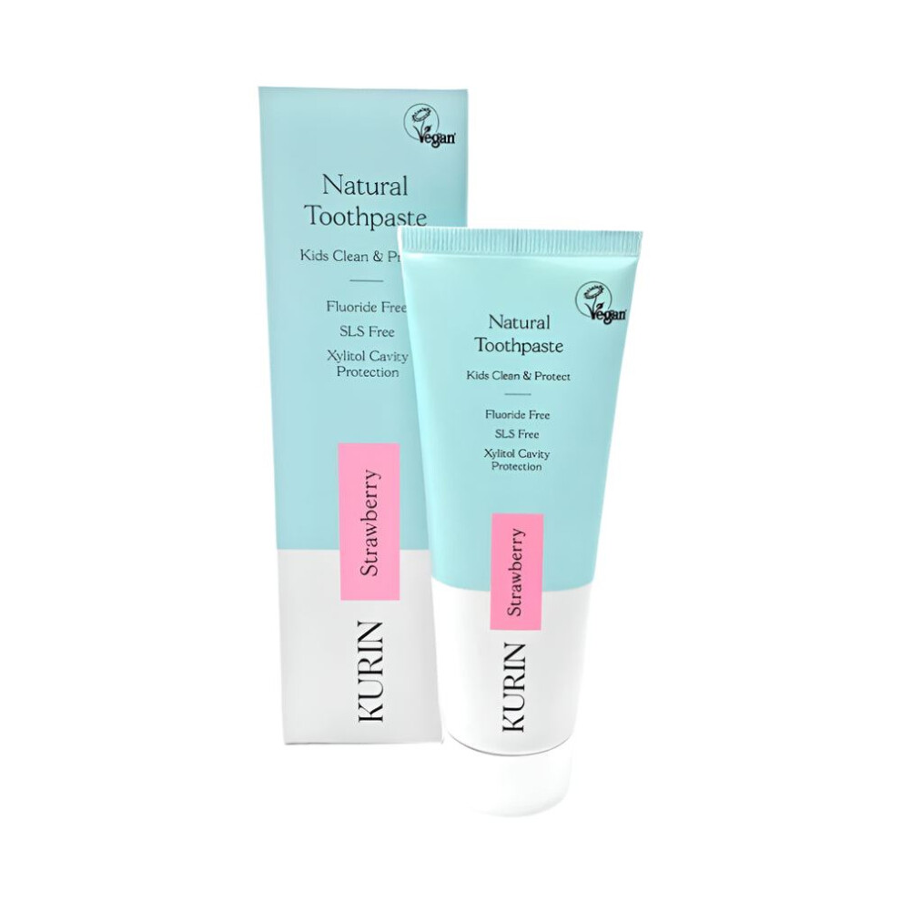 Kurin {Aisle A} | Fluoride Free Natural Kids Toothpaste 75Ml - Strawberry | 1 X 75Ml