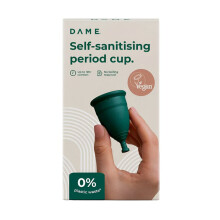 {AISLE B} Dame | DAME Medium Self-Sanitising Period Cup with Drawstring Bag 1 Unit | 1 x 35g