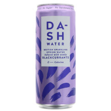 {AISLE O} Dash Water | Sparkling Blackcurrant - Infused w/ wonky blackcurrants | 1 x 330ml