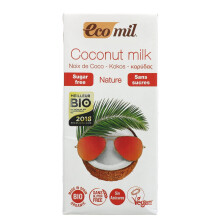 ECOMIL Napój kokosowy bez cukru bezglutenowy BIO 1 l