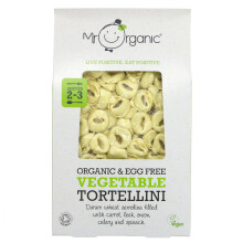 {AISLE L} Mr Organic | Tortellini with Vegetables - Egg Free | 1 x 250g