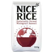 {AISLE P} Nice Rice | Nice Rice Sustainably Farmed Wholegrain Basmati 500g | 1 x 500g