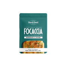 {AISLE I} Sun and Seed | Organic GF Focaccia Mix Rosemary & Thyme 300g | 1 x 300g