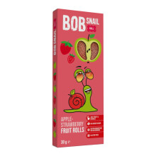 {AISLE H} Bob Snail | Bob Snail Apple-Strawberry Fruit Rolls 30g - 100% Fruit! | 1 x 30g