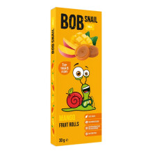 {AISLE J} Bob Snail | Bob Snail Mango Fruit Rolls 30g - 100% Fruits & Berries! | 1 x 30g
