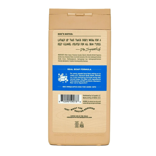 (1 stick) Dr. Squatch Natural Deodorant – Fresh Falls, Aluminum-Free, 75 g 2