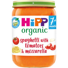 {AISLE A} Hipp | Spaghetti with Tomatoes & Mozzarella - 190g | 1 x 190g