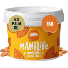 {AISLE F} Manilife | ManiLife Smooth Almond Butter 1kg | 1 x 1000g