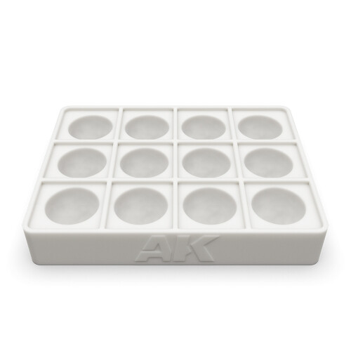 AK Interactive Silicone Paint Palette (12 Wells) AK9567 1