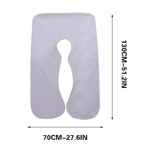 Housse de coussin de maternité en forme de U, lavable, 70 x 130 cm 2