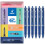 Pilot Pilot Acroball Retractable Ballpoint Pen 1.0mm Blue Pack of 6 1