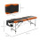 Portable 3-Section Aluminium Massage Bed, Foldable Spa Table with Carry Bag, 60 cm Width 3