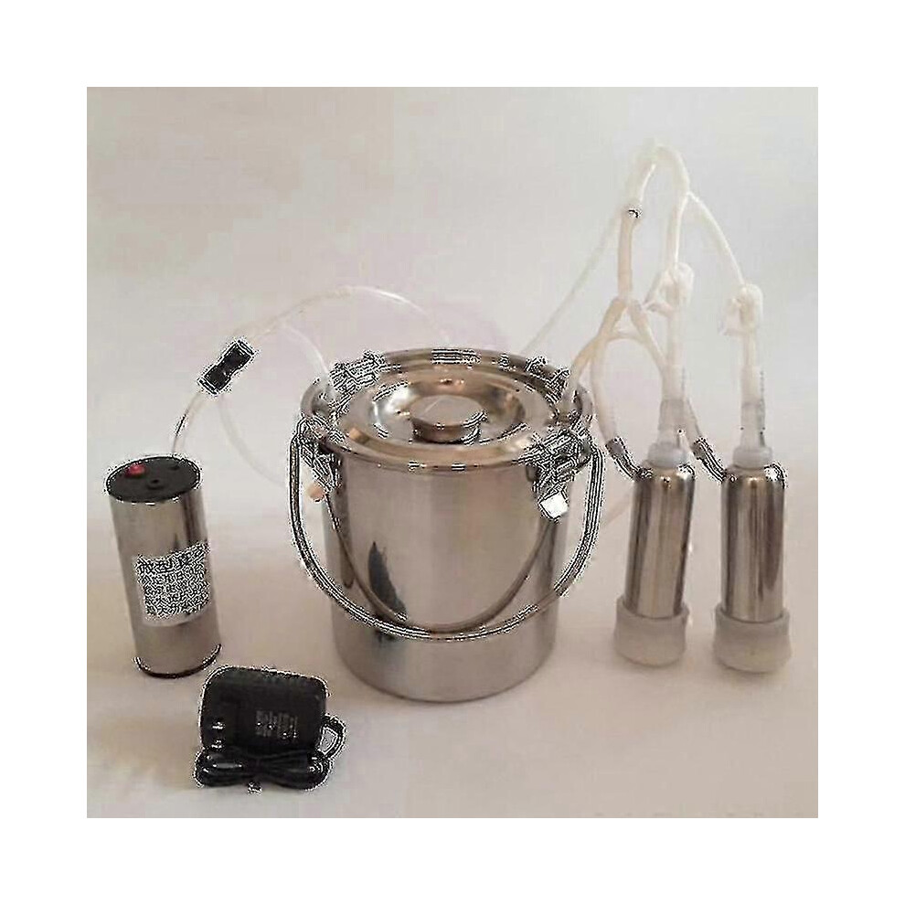 5l Electric Milking Machine Sheep Goat Cow Dual Head Vacuum Impulse Pump MilkerP2025041800796