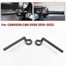 Honda CBR650R 2019–2023 Hochfester Ersatz-Lenkerclip rechts, schwarz, für Gabelrohr