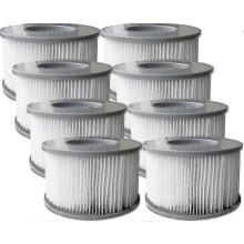 8x Mspa Premium-Filterkartuschen für Whirlpools und Spa-Pools