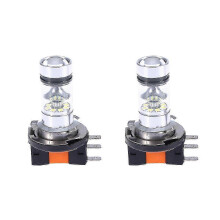 H15 100W LED-auton sumuvalot - lähivalot valkoisella valolla, pari