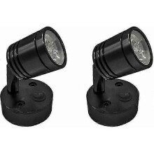 2 stuks 12V dimbare LED  spotjes voor aan de muur, naast het bed, in de camper en caravan.