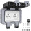 Double Outdoor Waterproof Electrical Socket IP66 Wall Socket for Garden Use 1