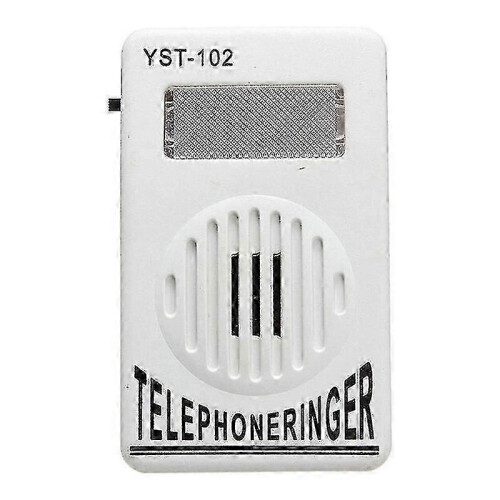 Extra-loud Sound Amplifier with Bell Ringer & Strobe Light for Telephone 1
