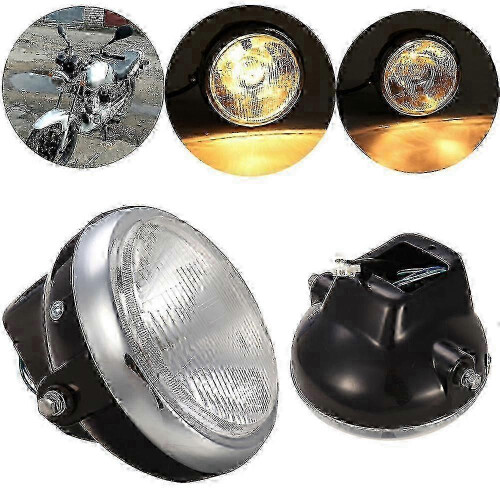 Yamaha YBR125 Round 7 Inch Headlight Replacement 2002-2013 2